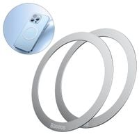 magnetyczny pierścień na telefon halo series zestaw 2szt srebrny