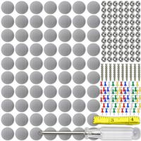 ZESTAW NAPRAWCZY DO PODSUFITKI SAMOCHODOWEJ 62 SZT + ŚRUBOKRĘT, MIARA