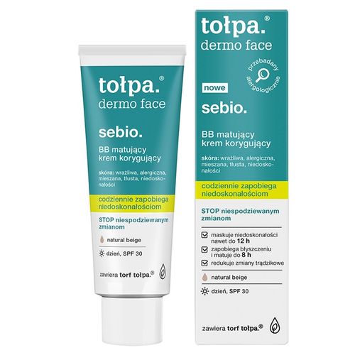 TOŁPA BB matujący krem korygujący SPF30 Sebio 40ml na Arena.pl