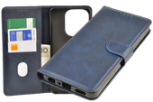 Etui portfel Wallet do Oppo A5x granatowy
