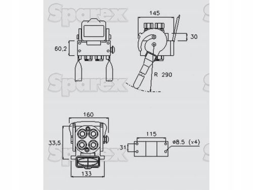 Multizłącze Hydr. Gniazdo Gwint Żeński x 1/2'' BSP na Arena.pl