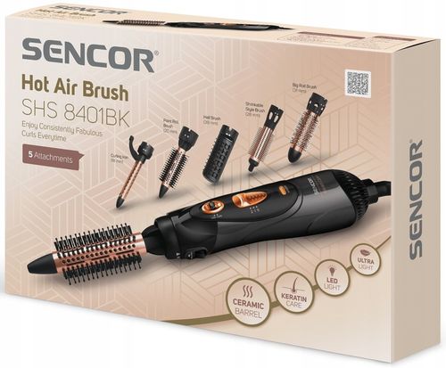 Lokówka suszarka do włosów Sencor 5 nasadek 1000W na Arena.pl