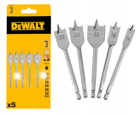 DEWALT ZESTAW WIERTEŁ PŁASKICH DO DREWNA 5 SZTUK DT4798