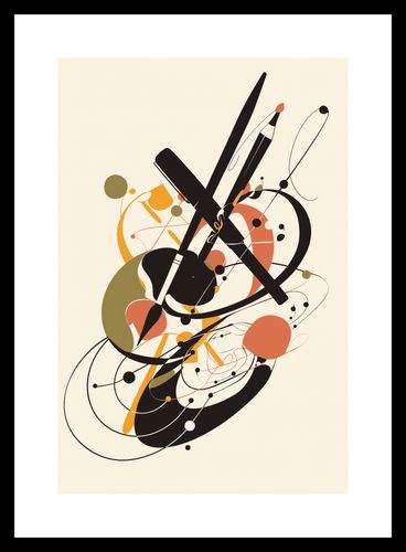 Plakat 20x30cm Abstrakcyjny Rapsod na Arena.pl