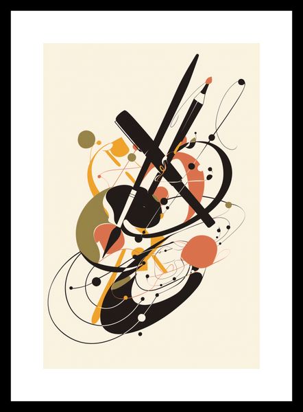 Plakat 20x30cm Abstrakcyjny Rapsod zdjęcie 3
