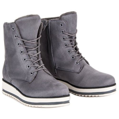 Ciepłe wiązane botki r.37 na Arena.pl