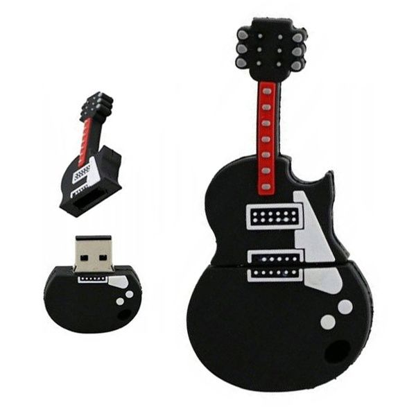 PENDRIVE USB SZYBKI FLASH DRIVE ULTRA PAMIĘĆ ZAWIESZKA PREZENT GITARA 16GB zdjęcie 4