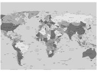 50X70CM WORLD MAP OBRAZ POKOJU DREWNINE