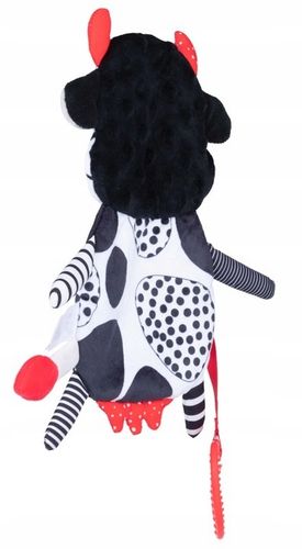 BaliBaZoo KONTRASTOWA KROWA Zabawka dla niemowląt Szeleścik Gryzak 0m+ na Arena.pl