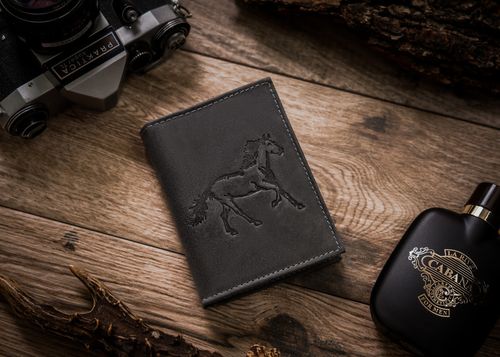 Duży skórzany portfel z indywidualnym wzorem na Arena.pl