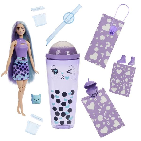 Barbie Pop Reveal Lalka Taro Bubble Tea Pachnąca zdjęcie 2