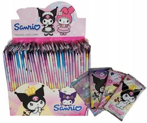 KARTY KUROMI 288 KART MEGA BOX ZESTAW KART SANRIO 36 SASZETEK na Arena.pl