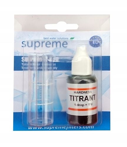 Profesjonalny, tester twardości wody, kropelkowy SUPREME, DOKŁADNY na Arena.pl