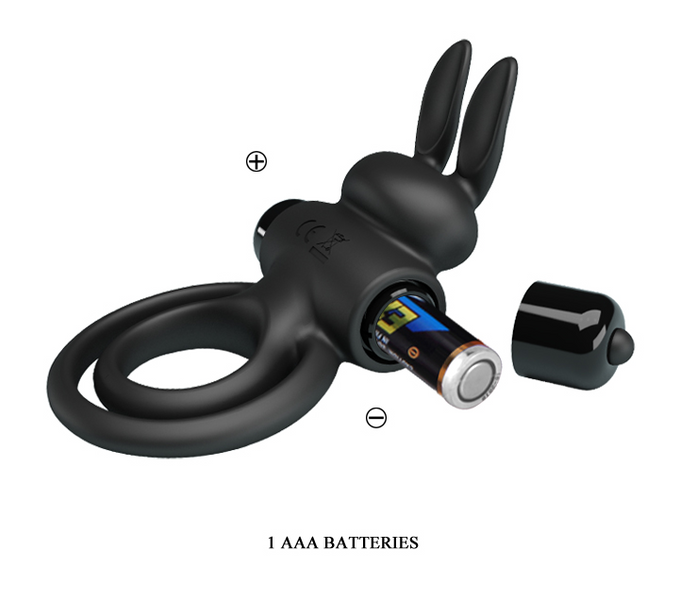 Wibrujący Ring Na Penisa I Jądra - Pretty Love Vibrant Penis Ring Iii Rabbit zdjęcie 7