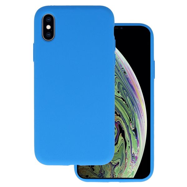 Silicone Lite Case do Iphone X/XS niebieski zdjęcie 1