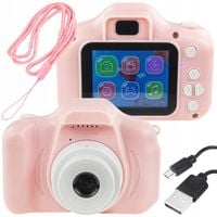 APARAT CYFROWY DLA DZIECI FULL HD 1080p KAMERA GRY | DZIEŃ DZIECKA PREZENT