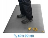Mata antyzmęczeniowa antystatyczna podłogowa do stania ESD 60x90 szara