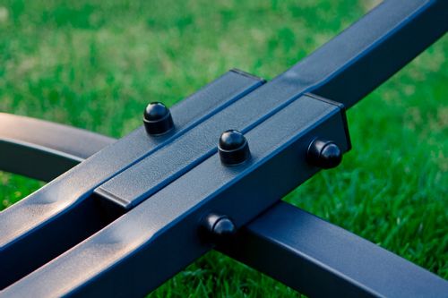 POTENZA Stelaż GRANDE + Hamak ROMA XL Ecru Poprzeczka na Arena.pl