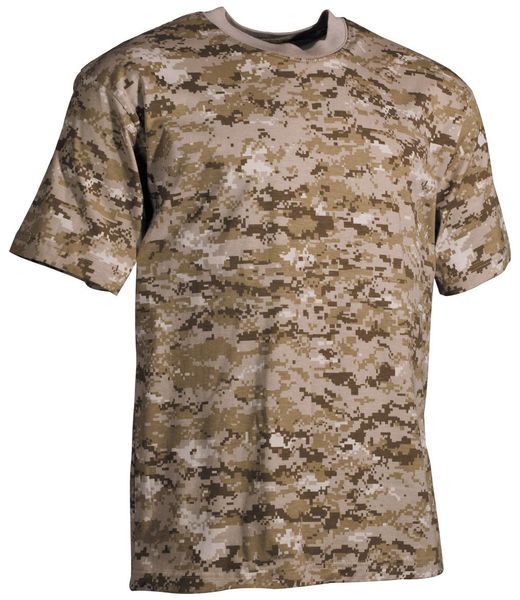 Koszulka US digital desert odcienie beżu 170 g / m² zdjęcie 1