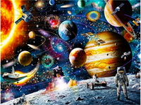 ZESTAW HAFT DIAMENTOWY, OBRAZ, MOZAIKA