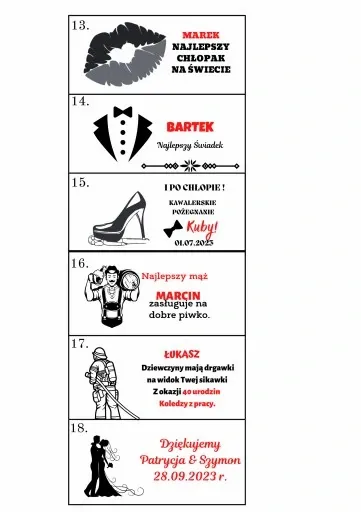 Nosidło na piwo personalizowane zdjęcie 5