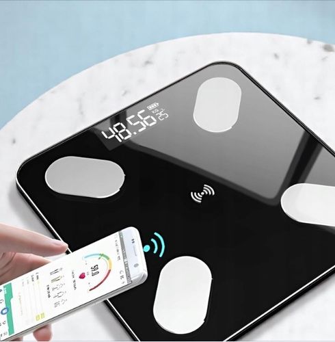 WAGA ŁAZIENKOWA BLUETOOTH SMART INTELIGENTNA ANALITYCZNA BMI DO 180KG na Arena.pl