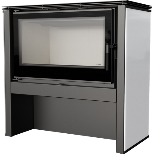 Piec stalowy JUNO 12 panel biały na Arena.pl