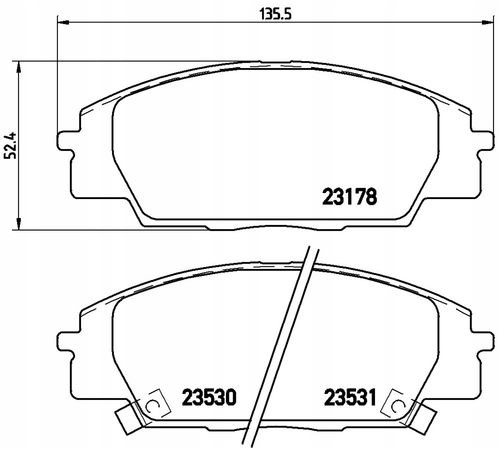 KLOCKI HAM HONDA CIVIC 01- BREMBO na Arena.pl