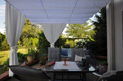 ROLETA RZYMSKA PRZECIWSŁONECZNA WODOSZCZELNA ROZSUWANA ZWIJANA BIAŁA 4X4 na Arena.pl