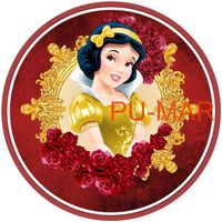 Opłatek na tort Księżniczka Śnieżka Aurora Zosia Bella Kopciuszek