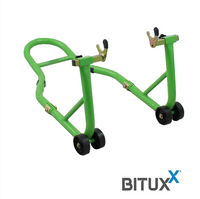 15730 Stojak na motor podnośnik zielony na tylne koło uchwyt