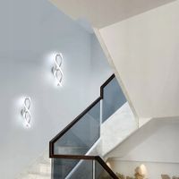 Nowoczesna lampa kinkiet ścienna led do salonu i sypialni 16W 1800LM 6500K