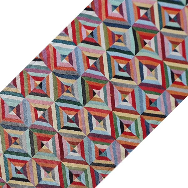 Bieżnik gobelinowy CUBIC Multikolor 140cm zdjęcie 1