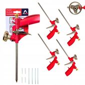 4x PISTOLET DO PIANKI MONTAŻOWEJ PIANY METALOWY MOCNY DO PIAN