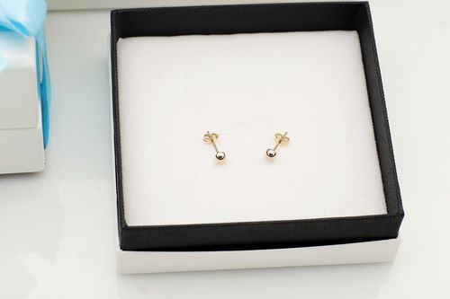 Złote kolczyki KZG6045 na Arena.pl