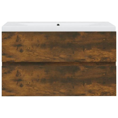 Szafka z umywalką, przydymiony dąb, materiał drewnopochodny na Arena.pl