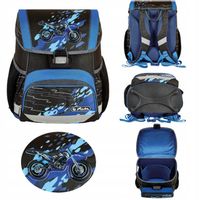 Tornister plecak szkolny Loop CamouCross motor 6-9lat HERLITZ