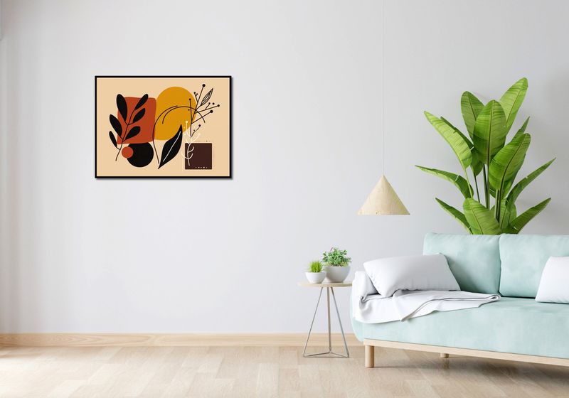 Plakat 80x60cm Ciepłe Kontury zdjęcie 4