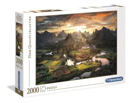 Clementoni Puzzle 2000el Widok na Chiny 32564 na Arena.pl