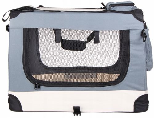 TRANSPORTER TORBA SKŁADANA KOJEC DLA PSA KOTA Z MATĄ PLUSZOWĄ 82cm XL na Arena.pl