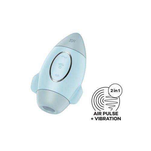 Ssący masażer do Łechtaczki Satisfyer Mission Control Niebieski na Arena.pl