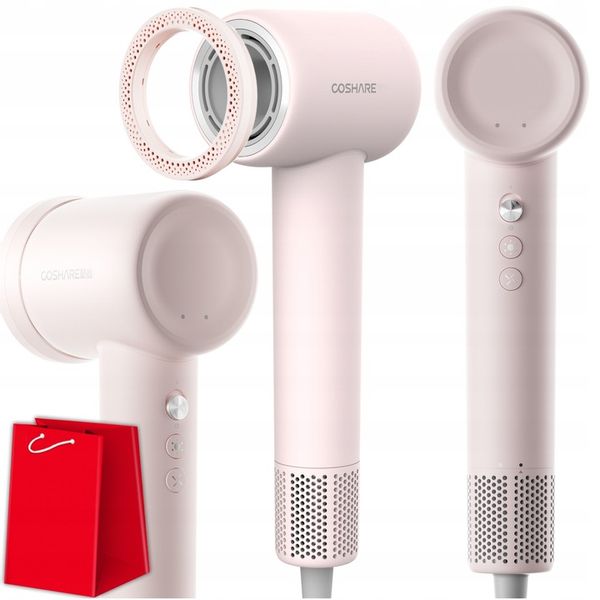 Mocna Suszarka do Włosów COSHARE EssenceRing SuperFlowSE Jonizacja 1300W zdjęcie 1