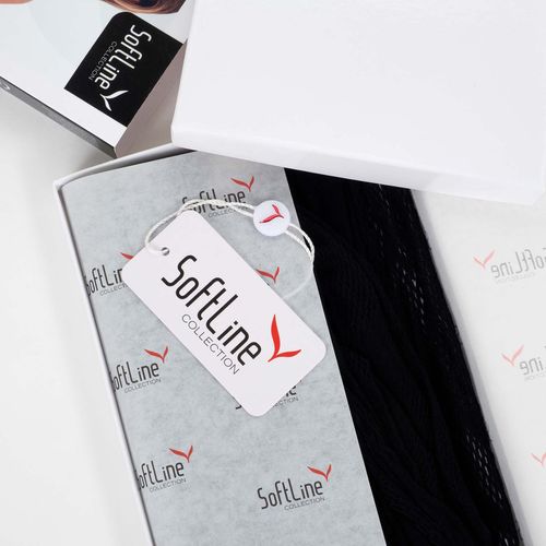 Siateczkowy kombinezon Bodystocking 2048 SoftLine otwarty krok One Size na Arena.pl