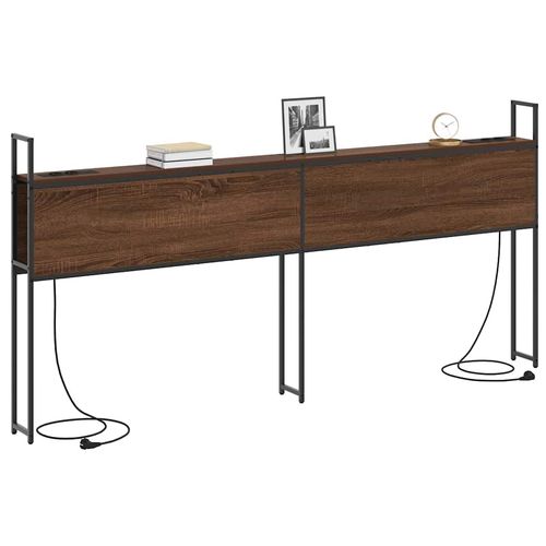 Szafka z Ładowaniem Brązowy dąb 180 cm Materiał drewnopochodny na Arena.pl