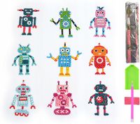 HAFT DIAMENTOWY 5D Zestaw DZIECI Najklejki PUZZLE