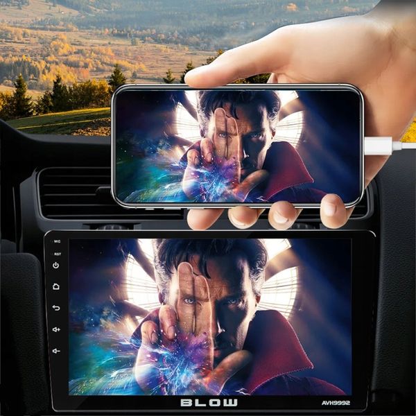 RADIO SAMOCHODOWE ANDROID BLUETOOTH 2 DIN 9 CALI GPS CARPLAY MIRROR LINK zdjęcie 5