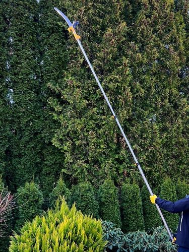 PIŁA TELESKOPOWA Z SEKATOREM NA TRZONKU 3,75m 375cm DO GAŁĘZI 2w1 na Arena.pl