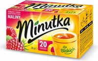 MINUTKA MALINOWA 20 TOREBEK HERBATA EKSPRESOWA