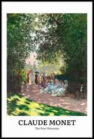 Plakat 61x91,5cm Design The Parc Monceau, Monet Vintage do Salonu