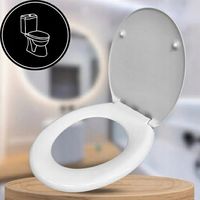 Deska sedesowa WC wolnoopadająca biała
